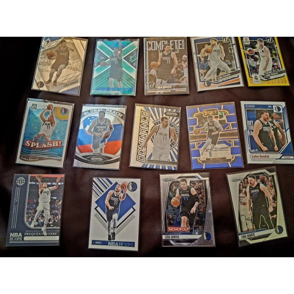 20 Card Lot of Luka Doncic NBA Trading Cards (Base, Inserts, RCs, Parallels) NM+